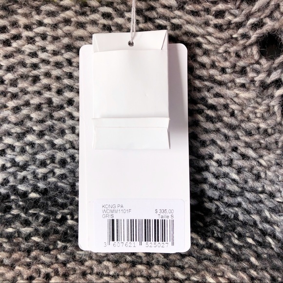 nwt zadig & voltaire kong pa striped wool blend pullover sweater, size small - Picture 6 of 9